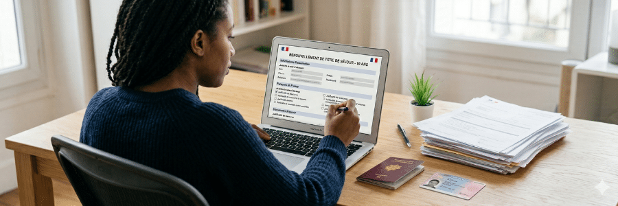 Renouvellement de titre de séjour 10 ans
